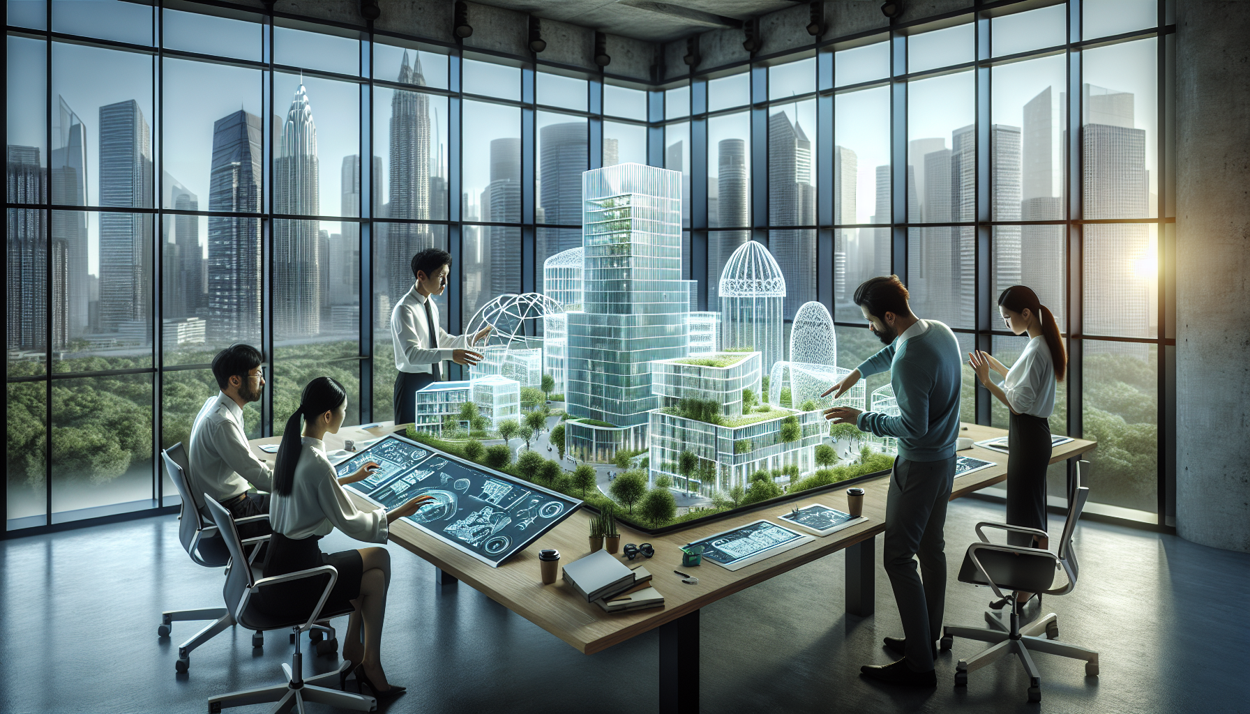 마이크로소프트 본사 컨퍼런스 홀에서 사티아 나델라 회장이 대형 스크린에 '신뢰할 수 있는 AI(Trusted AI)' 로드맵을 띄워놓고 슬롭 문제 해결의 중요성을 설명하는 모습