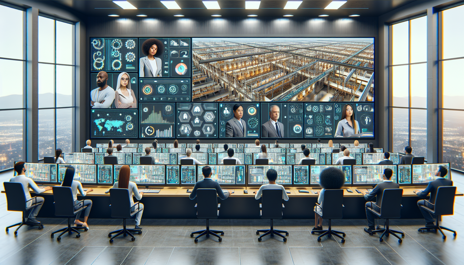 LG전자의 지능형 홈 로봇 '클로이드(CLOiD)'가 거주자의 생활 패턴을 분석하여 가사 노동이 필요 없는 '제로 레이버 홈' 비전을 구현하는 모습