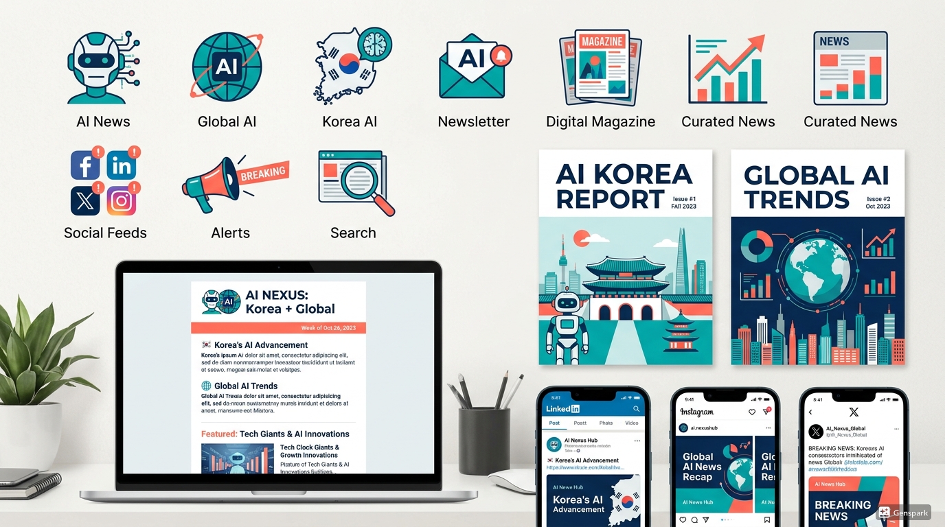 AI 흐름을 놓치지 않는 법 — 국내외 AI 뉴스레터·미디어 완전 가이드 2026