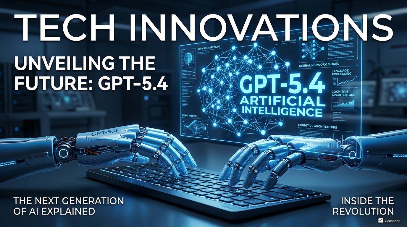 GPT-5.4 출시: 전문 업무의 새 기준, 컴퓨터를 직접 다루는 AI